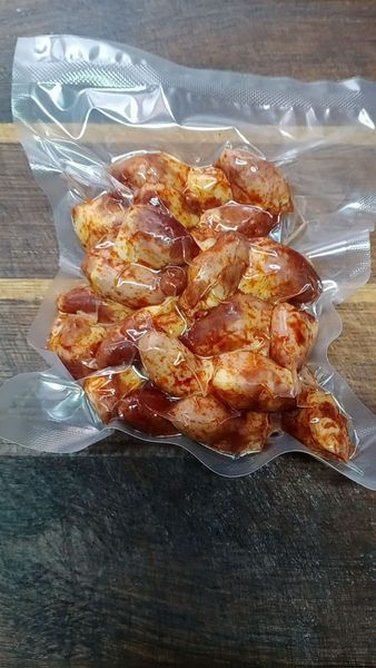 Сердечка курячі (копчені) ГОСТРІ ТМ"Шубківські делікатеси" (160грам) 44444-2 фото